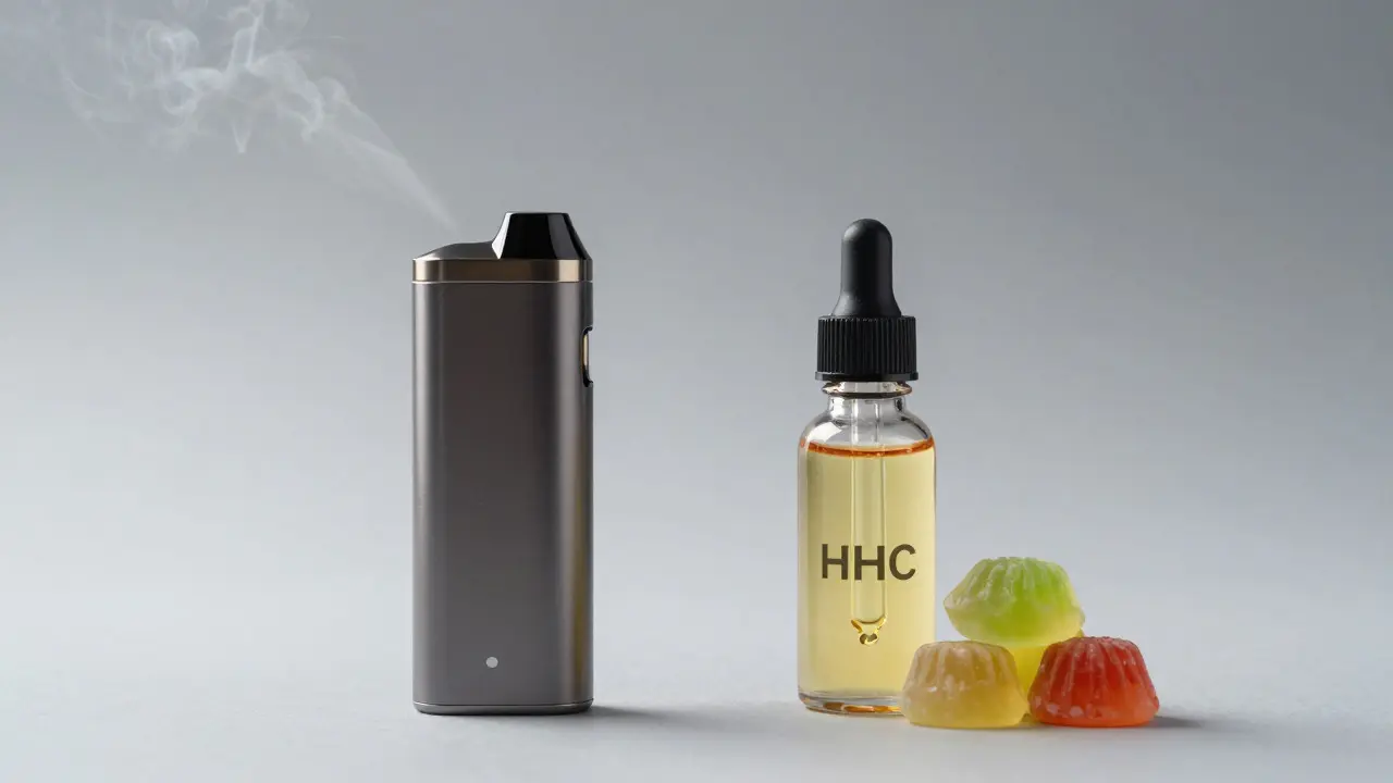 Porovnání vapes a alternativních forem HHC