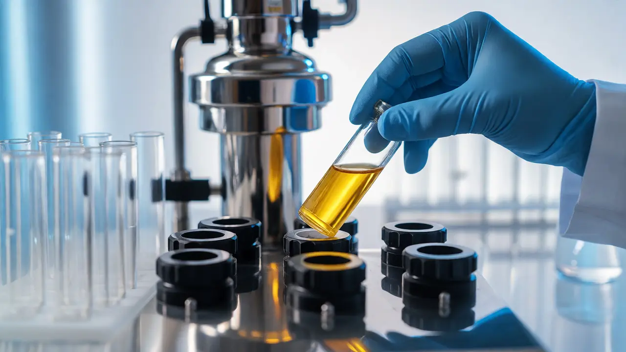 Laboratorní analýza čistoty CBD extraktu